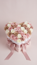 Preserved Rose Arrangement with Champagne Gold Accents
